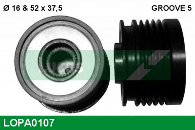 LUCAS ENGINE DRIVE lopa0107 -  Механизм свободного хода генератора